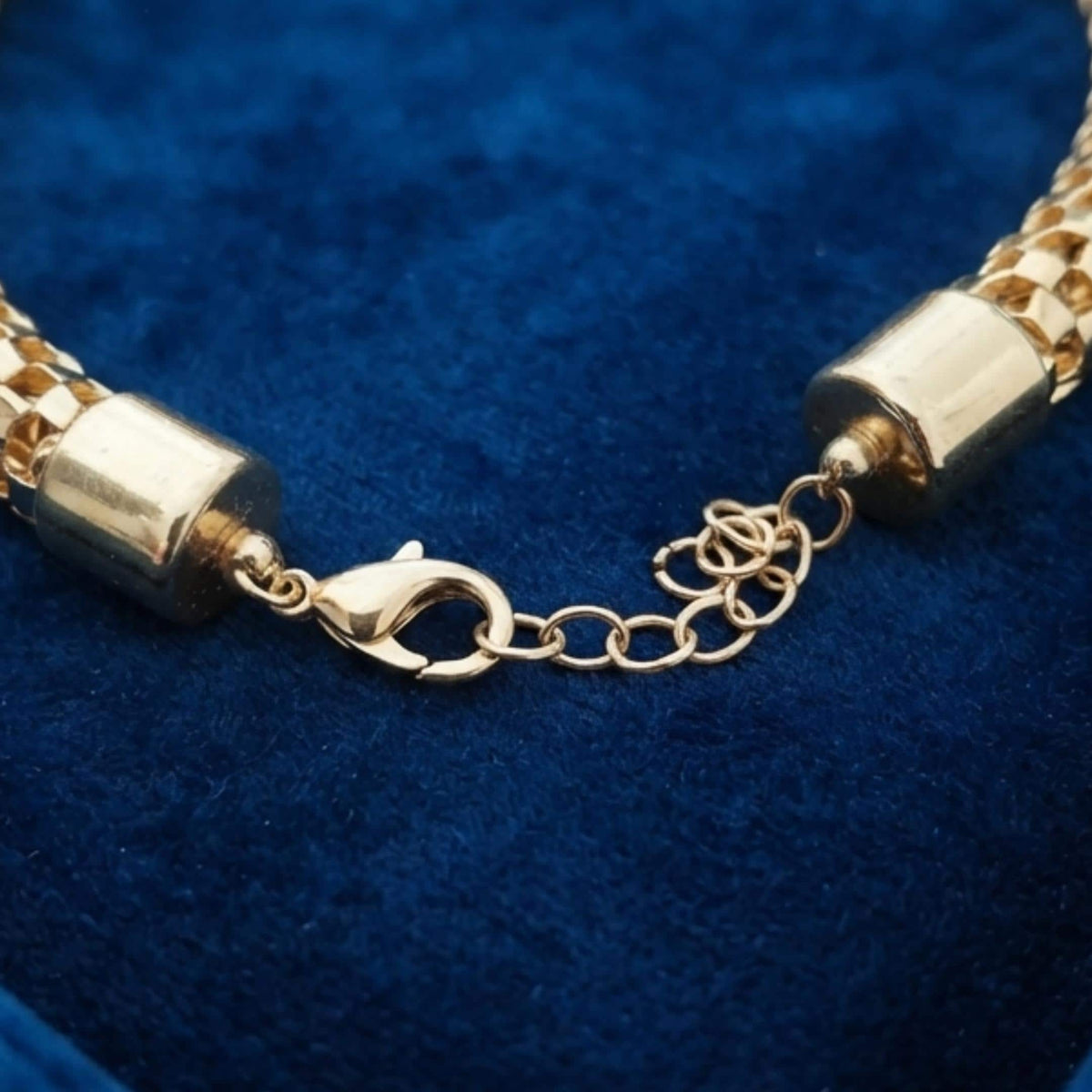 Gold Plated Snake Chain Necklace | Anti-Tarnish Jewelry for women
