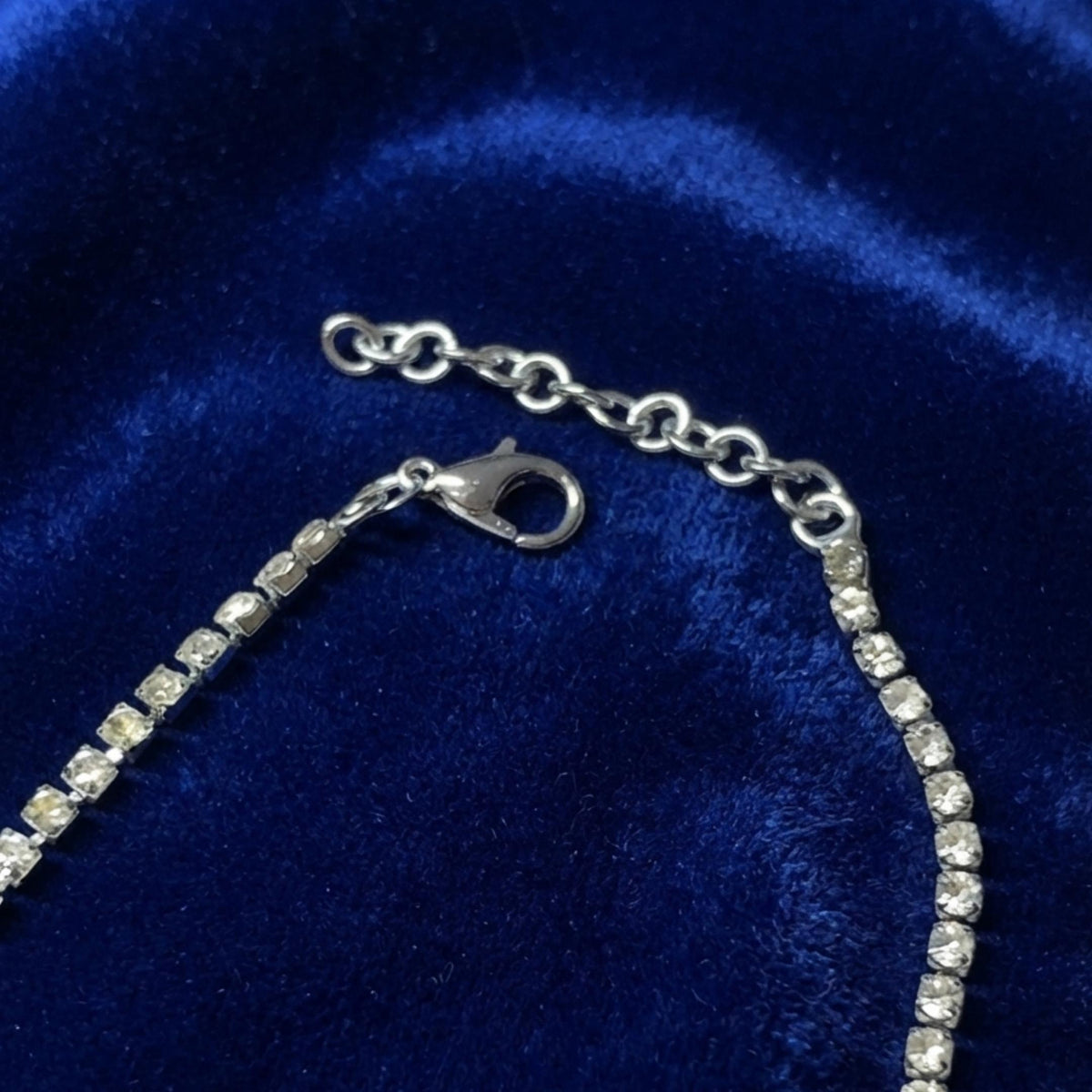 Pear Drop Bow Pendant Necklace | Anti Tarnish Silver-Tone CZ Crystal Necklace