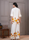 Women’s Printed Co-Ord Set – Floral Printed Kurta & Palazzo Pants Set