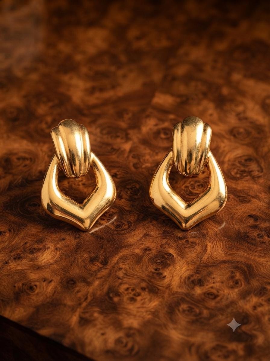 Anti Tarnish Stainless Steel Necklace with Earrings Set |Minimalist Gold Jewellery for women